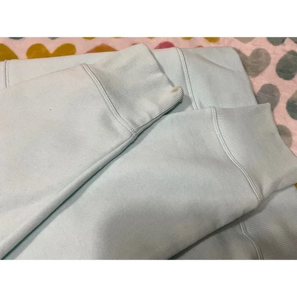 Under Armour Women's Loose Fit Logo Hoodie Light Aqua Blue Size 2XL little stain - Picture 5 of 5